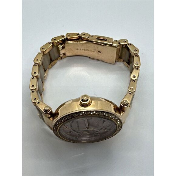 Michael Kors Mini Parker MK6110 Women\'s Rose Gold Analog Dial Wrist Watch JNA850
